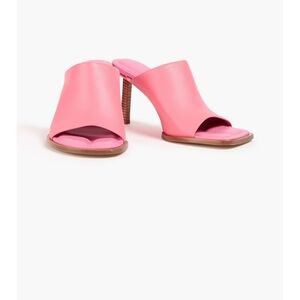 Jacquemus Vibrant Pink Open-Toe Mules